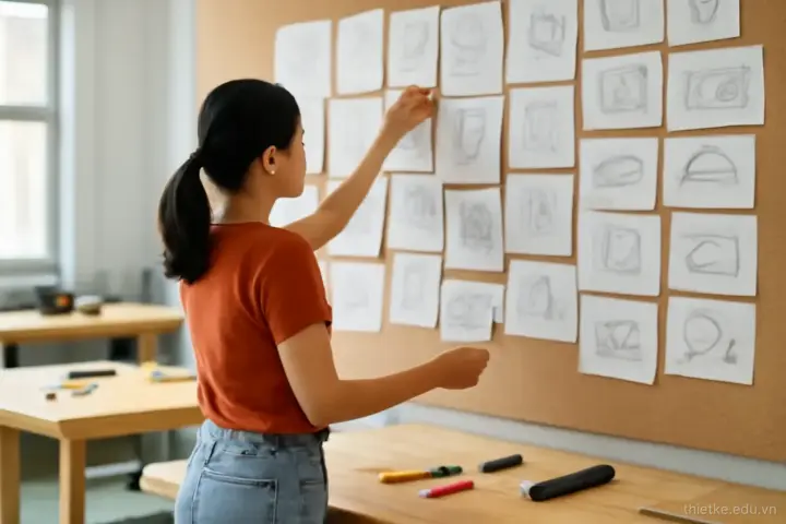 Phác thảo ý tưởng sản phẩm: từ năm mươi nét vẽ nhanh tới ba phương án