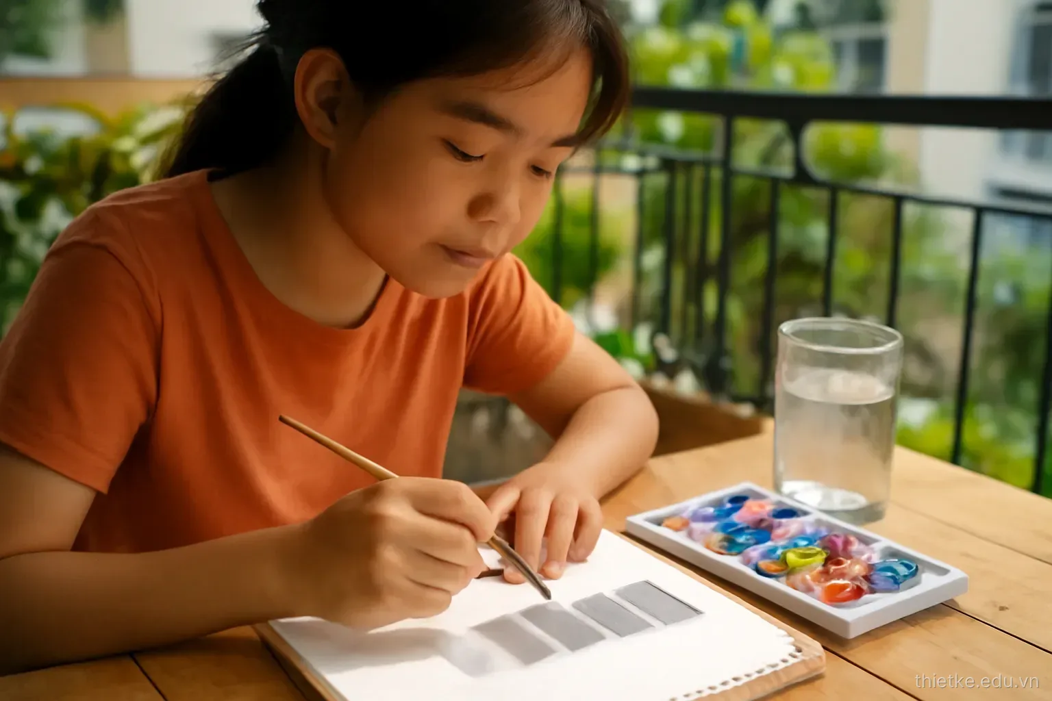 Phối màu bắt đầu từ độ sáng, không phải từ vòng màu