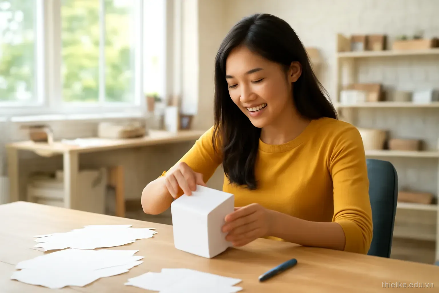 Thiết kế bao bì: từ bản trải hộp đến kệ hàng, những điều màn hình không cho thấy