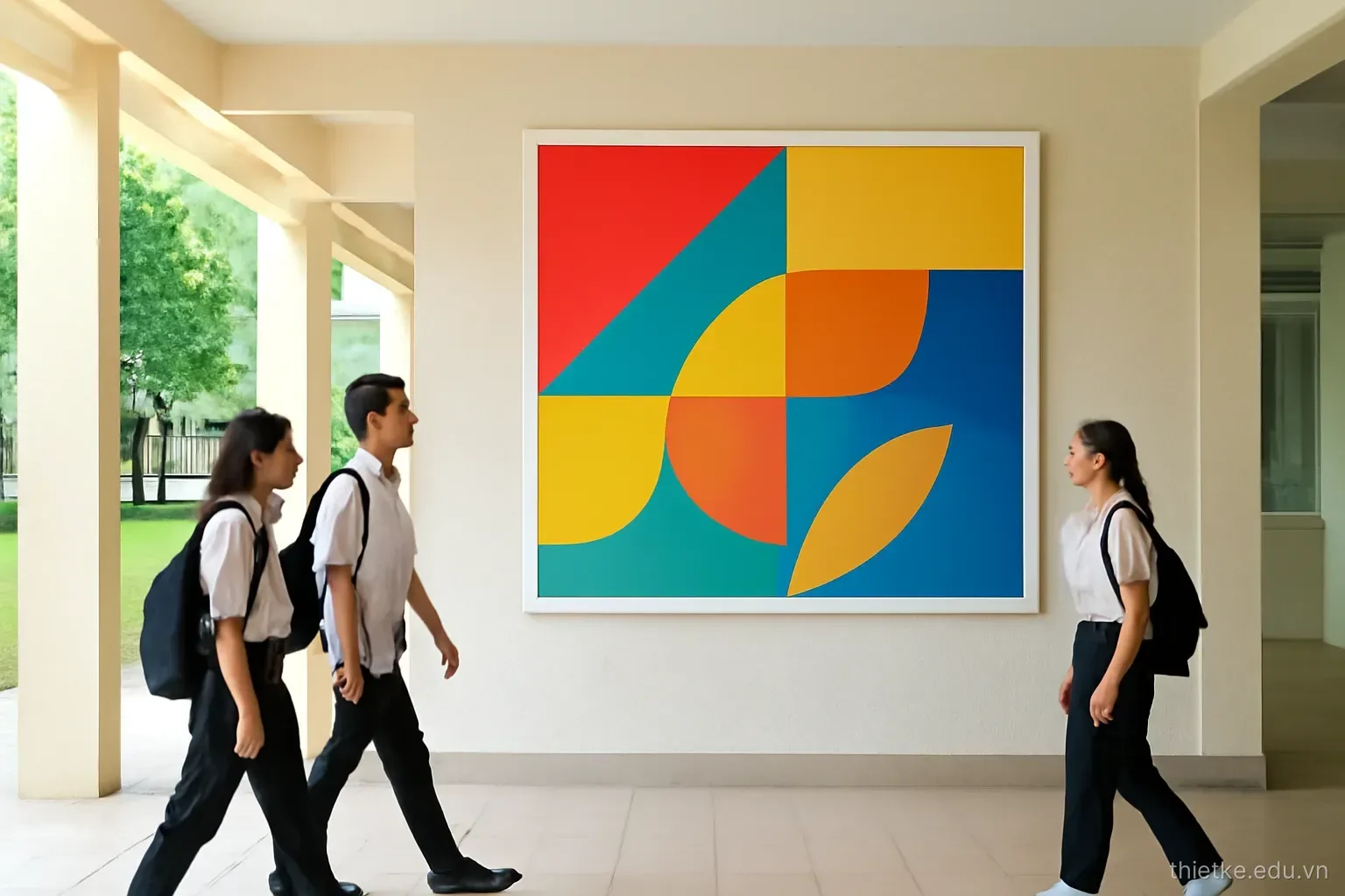 Thiết kế poster đọc được từ ba mét: một ý, ba tầng và phép thử thu nhỏ