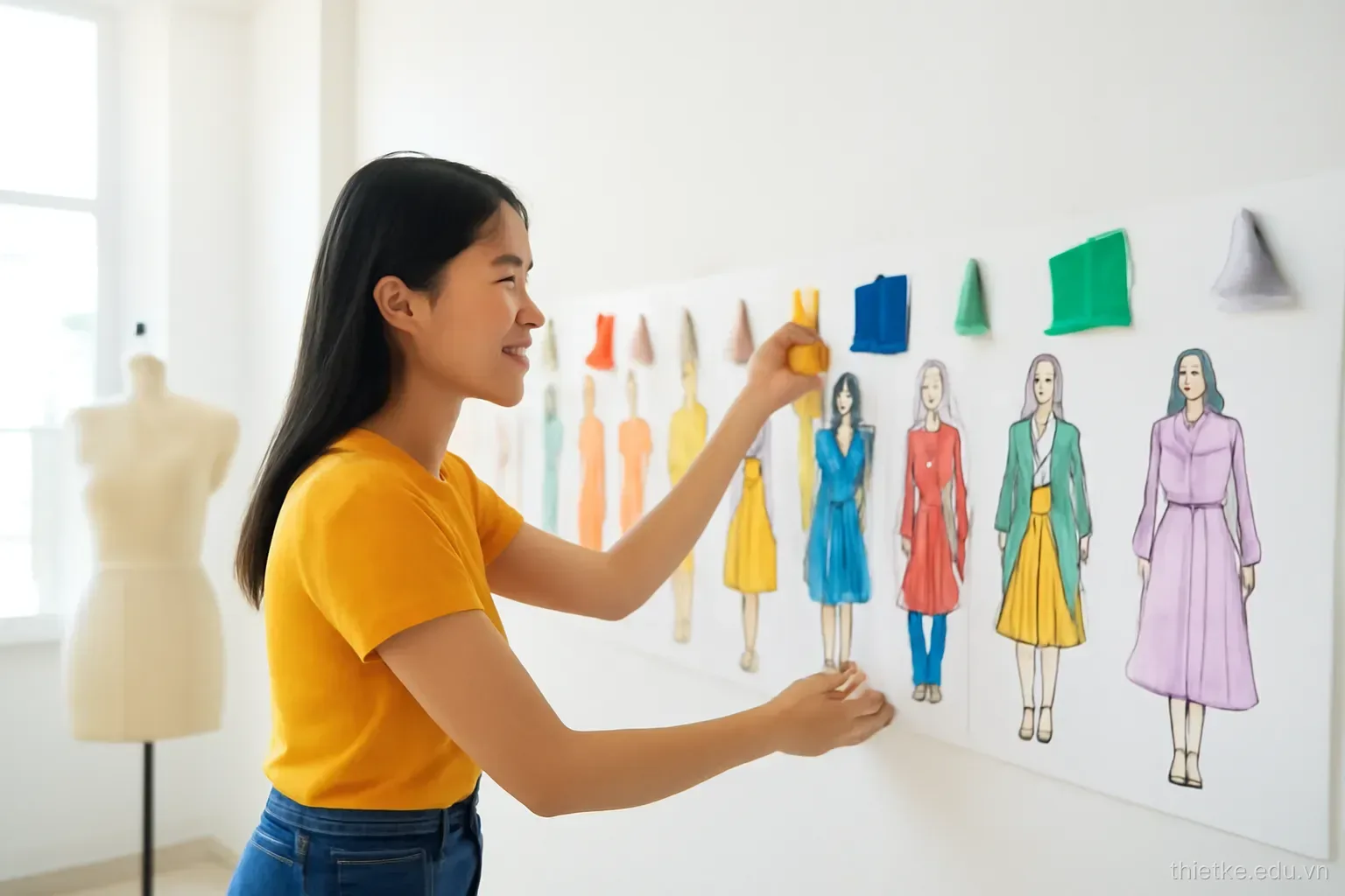 Xây một bộ sưu tập thời trang: từ chủ đề tới hàng mẫu đứng cạnh nhau